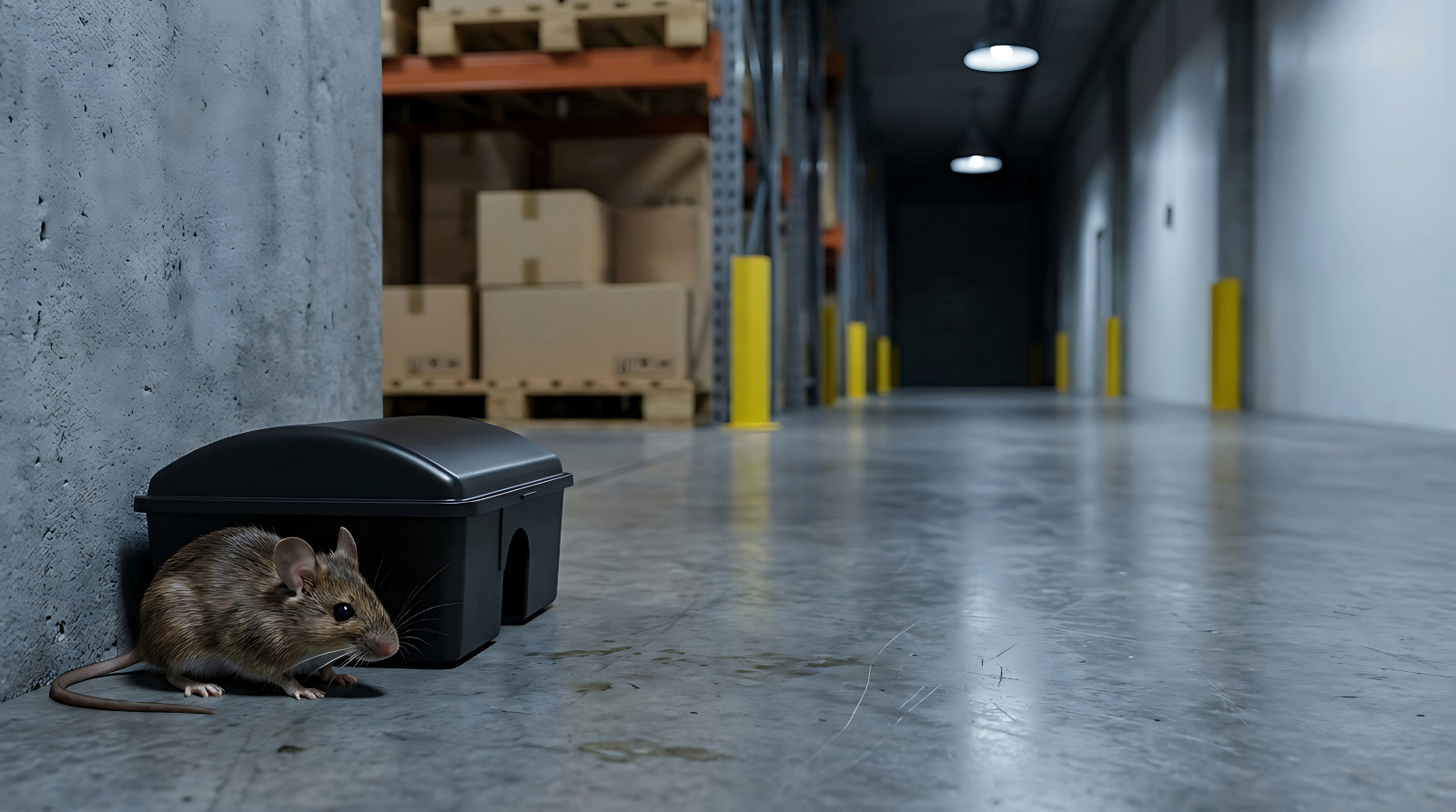 Technician treating a room to help keep pests from returning